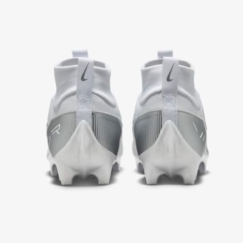 Nike Vapor Edge Pro 360 2 Men's Football Cleats (DA5456-102,White/Metallic Silver-White) Size 16