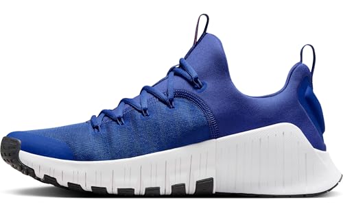 Nike Free Metcon 6 Men's Workout Shoes (FJ7127-401, Astronomy Blue/Hyper Crimson/Pale Ivory/Black) Size 11.5