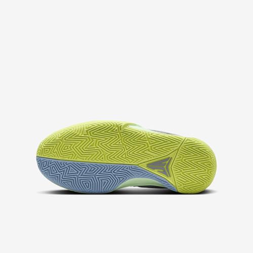 Nike Ja 1 Big Kids' Basketball Shoes (DX2294-003, Light Silver/Cyber/Cool Grey/Granite) Size 7