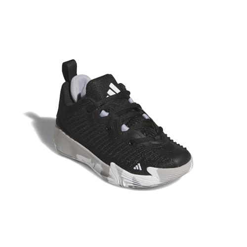 adidas Unisex-Kids Initiation J, Black/Halo Silver/White, 3.5