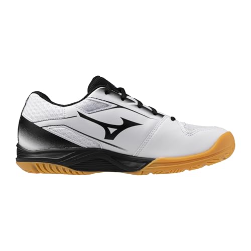 Mizuno Cyclone Speed 5 Volleyball Shoe | Womens Volleyball Footwear | White-Black | US Womens 9