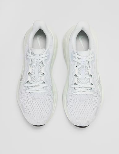 Nike Women's Air Winflo 12, Off White/Metallic Silver-Barely Green, 9