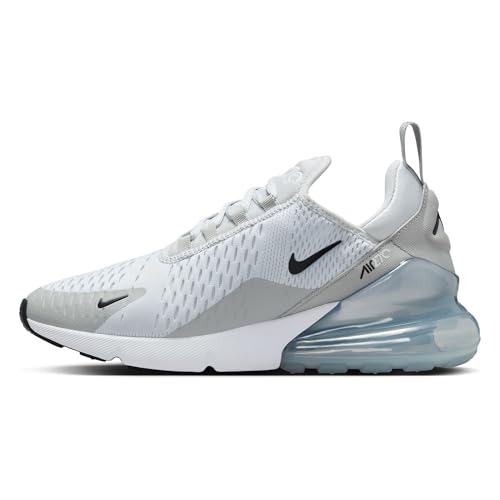 Nike Air Max 270 Women's Shoes (AH6789-018, Pure Platinum/Light Smoke Grey/Metallic Silver/Black) Size 11.5
