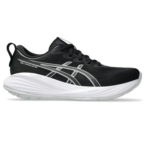 ASICS Women's Gel-Cumulus 27 Running Shoes, 7.5, Black/Concrete