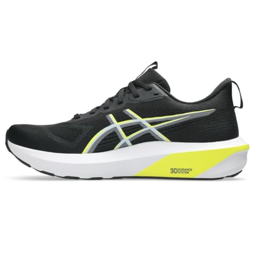 ASICS Men's GT-1000 14 Running Shoes, 10.5, Black/Citron