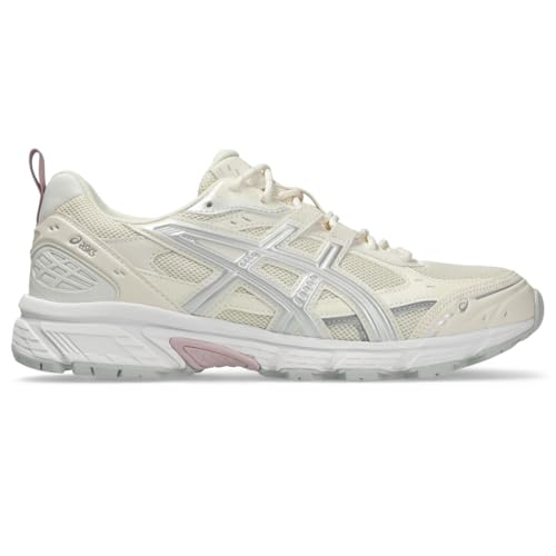 ASICS Unisex Gel-NUNOBIKI Sportstyle Shoes, 8M / 9.5W, Cream/Pure Silver
