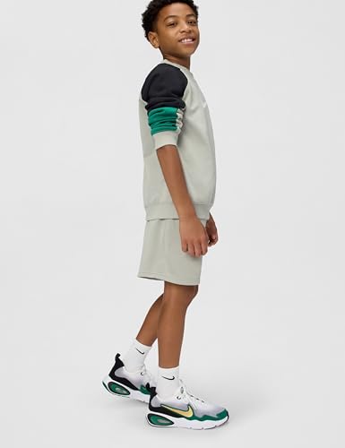 Nike Big Kids' Air Max Nova Shoes, White/Metallic Gold-Malachite-Black, 7Y
