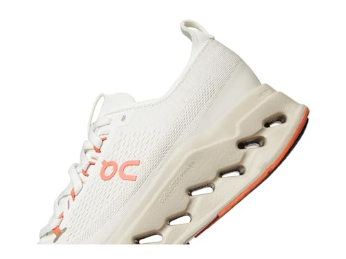 On Womens Cloudsurfer Max Ivory/Salmon 11 M