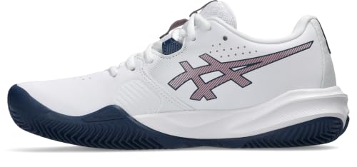 ASICS Women's Gel-Challenger 15 Clay Trainers, White Taro Purple, 9.5 US