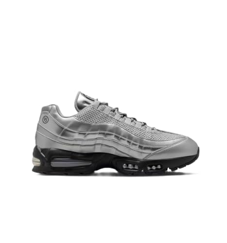 Nike Air Max 95 Big Bubble Mens Running Shoes (Metallic Silver/Black/Black) Size 7.5