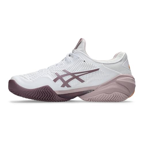 ASICS Women's Court Ff 3 Clay Trainers, White Soothing Sea, 5.5 US
