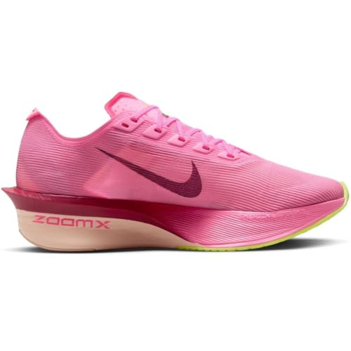 Nike Vaporfly 4 Women's Road Racing Shoes (Pink Spell/Hyper Pink/Volt Ice/Bordeaux) Size 6