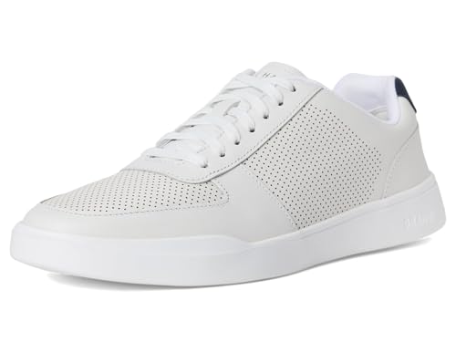 Cole HAAN Mens Grand Crosscourt Modern Perforated Sneaker, Optic White/Peacoat, 10.5-W US