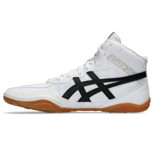 ASICS Men's Matflex 8 Wrestling Shoes, 11, White/Black