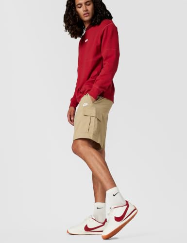 Nike Men's Pacific Leather Shoes, Sail/Tough Red-Gum Medium Brown-Black, 12