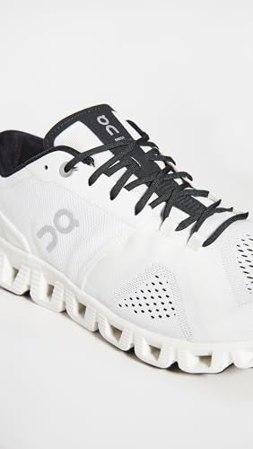 On Men's Cloud X Sneakers, White/Black, 11 Medium US