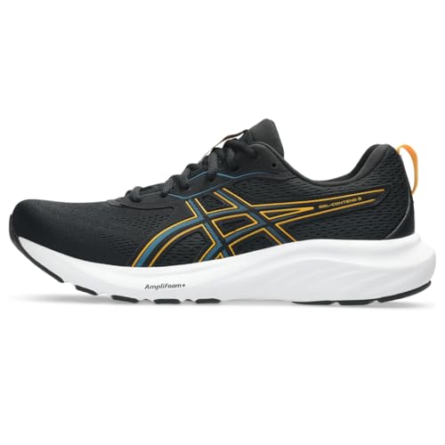 ASICS Men's Gel-Contend 9 Running Shoes, 14, Black/YAMABUKI
