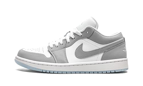 Nike Women's WMNS Air Jordan 1 Low White/Wolf Grey, White/Wolf Grey/Aluminum, 5.5W