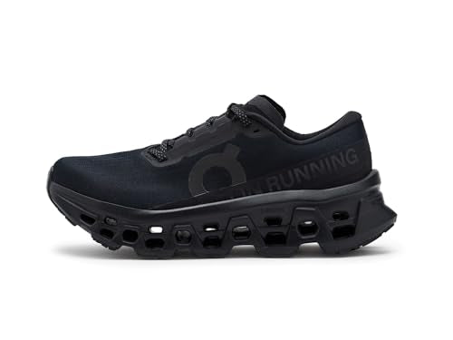 On Women's Cloudmonster 3 Sneaker, Black/Black, 8.5