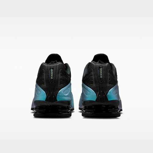 Nike Shox R4 Men's Shoes (Sapphire/Pencil Point/Black/Light Liquid Lime) Size 10.5