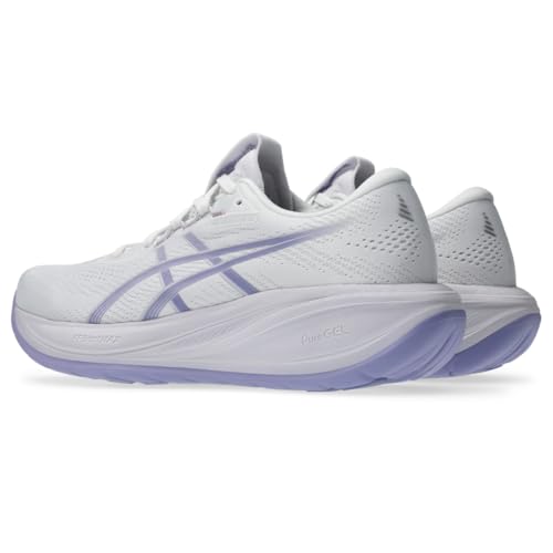 ASICS Women's Gel-Cumulus 28 Running Shoes, 7.5, White/Bluebell