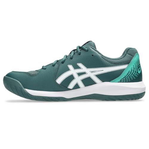 ASICS Men's Gel-Dedicate 8 Tennis Shoes, 9, Dark Neptune/White