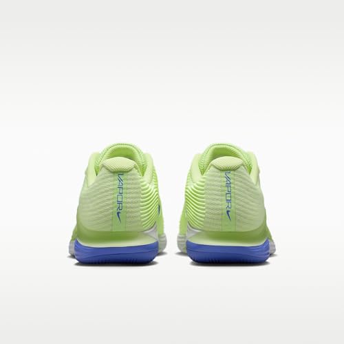 Nike Vapor 12 Women's Hard Court Tennis Shoes (Light Liquid Lime/White/Volt Tint/Sapphire) Size 9