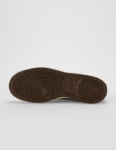 Nike Women's Court Vision Low Nubuck Shoes, Sail/Sail-Cacao Wow-Coconut Milk, 8.5