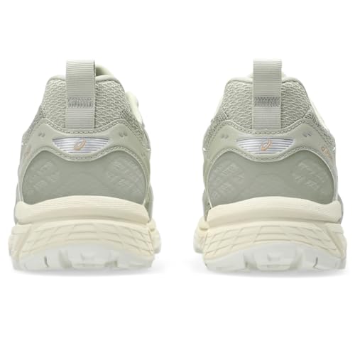 ASICS Unisex Gel-NUNOBIKI Sportstyle Shoes, 7M / 8.5W, Dried Leaf Green/Pure Silver