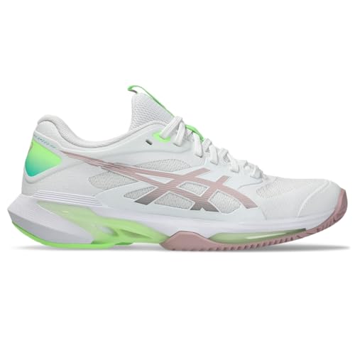 ASICS Women's Solution Speed Ff 4 Clay Trainers, White Morganite, 8.5 US