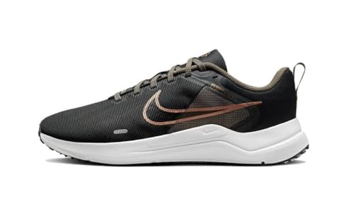 Nike Downshifter 12 DD9294-008 Dark Smoke Grey-Metallic Bronze Women's Running Sneakers 12 US