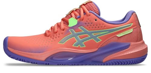 ASICS Women's Gel-Challenger 15 Padel Trainers, Guava Amethyst, 44.5 EU