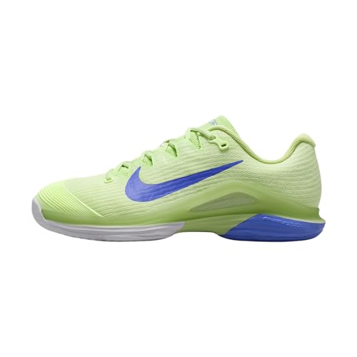 Nike Vapor 12 Women's Hard Court Tennis Shoes (Light Liquid Lime/White/Volt Tint/Sapphire) Size 9