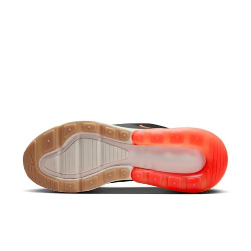 Nike Air Max 270 Men's Shoes (AH8050-030, Black/Bright Crimson/Phantom/Total Orange) Size 7.5