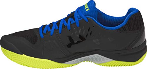 ASICS Gel-Challenger 12 Clay Men's Tennis Shoe, Black/Silver, 9 D US