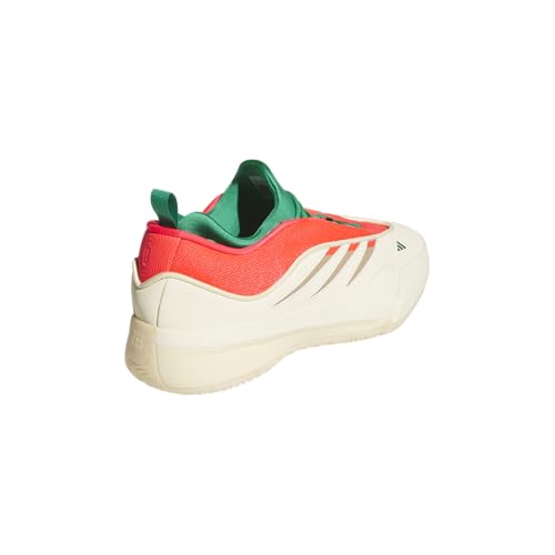 Adidas Unisex-Adult Dame 9 Basketball, Warm Vanilla/Lucid Red/Warm Sandstone, 9