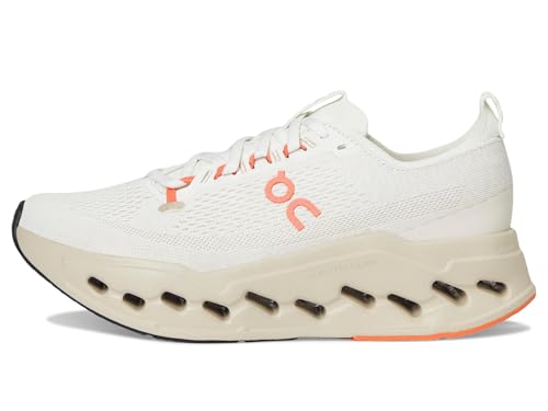 On Womens Cloudsurfer Max Ivory/Salmon 11 M