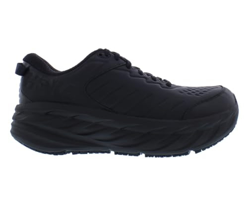HOKA Bondi SR Wide Mens Shoes Size 9, Color: Black/Black