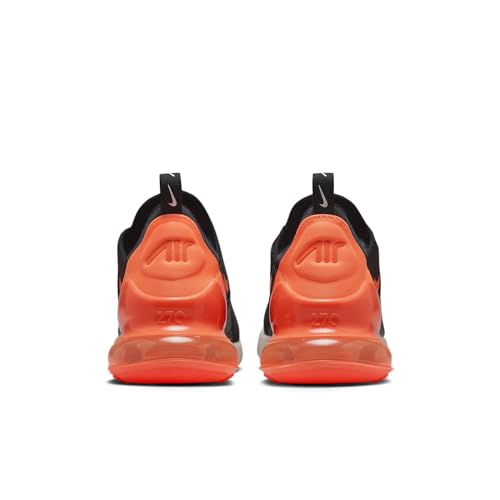 Nike Air Max 270 Men's Shoes (AH8050-030, Black/Bright Crimson/Phantom/Total Orange) Size 7.5