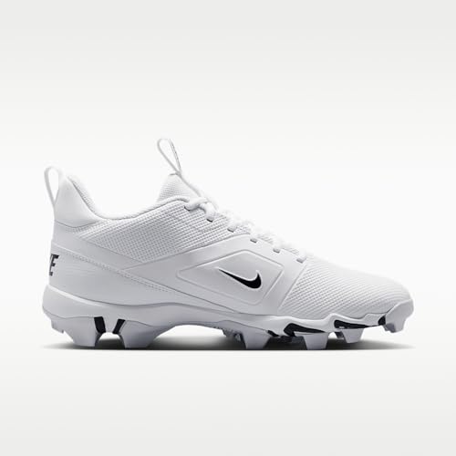 Nike Men's Alpha Menace 4 Shark Football Cleats, White/Black White, 6.5