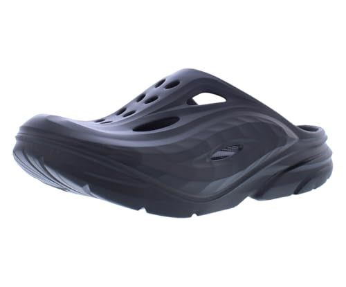 Hoka Unisex Ora Recovery Mule Black/Black Men's 8, Women's 10 Medium