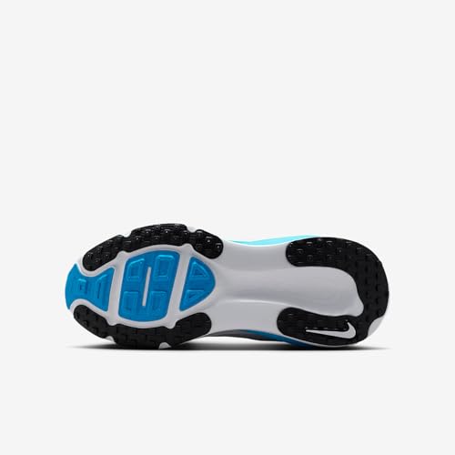 Nike Unisex Kids Vomero 18 (Little Kid/Big Kid) White/Black/Blue Hero/Pure Platinum 7 Medium Big Kid