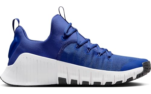 Nike Free Metcon 6 Men's Workout Shoes (FJ7127-401, Astronomy Blue/Hyper Crimson/Pale Ivory/Black) Size 11.5