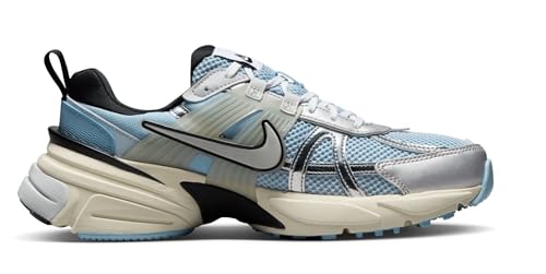 Nike V2K Run Shoes PsychicBlue/Silver/White Size 9.5