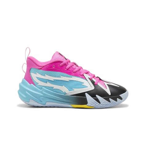 PUMA Kids Girls Scoot Zeros Nl Basketball Sneakers Shoes - Blue, Pink - Size 6.5 M