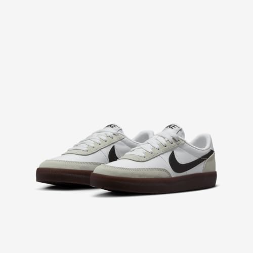 Nike Killshot 2 Big Kids' Shoe (IF0500-100, White/Light Silver/Gum Dark Brown/Black) Size 6
