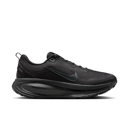 Nike Vomero 18 Gore-TEX Women's Waterproof Road Running Shoes with Reflective Accents (Black/Anthracite) Size 8