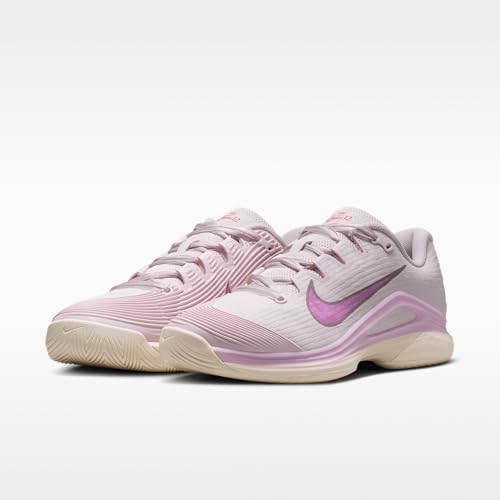 Nike Vapor 12 Women's Hard Court Tennis Shoes (Pearl Pink/Pink Foam/Chalk/Light Magenta) Size 9