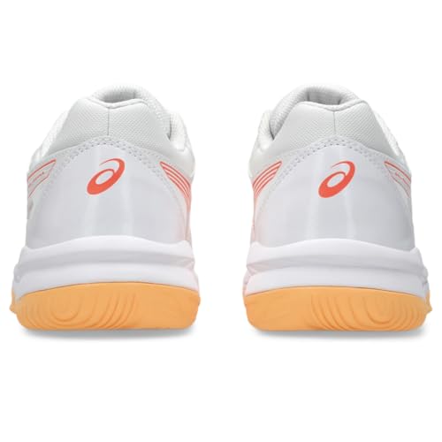 ASICS Women's Gel-RENMA Pickleball Shoes, 9, White/Vivid Coral