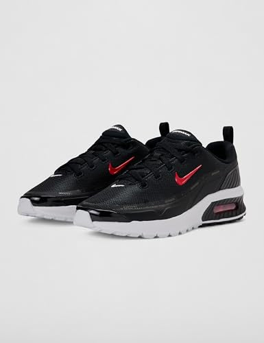 Nike Little Kids' Air Max Bia Shoes, Black/University Red-White-Anthracite, 2Y